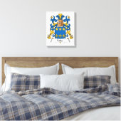 Felix Familienwappen Leinwanddruck (Insitu (Schlafzimmer))