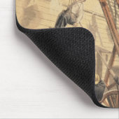 Felix Faure mit den Feuerwehrmännern Mousepad (Ecke)