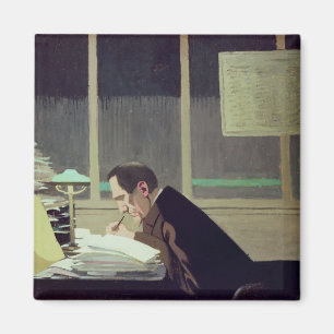 Felix Feneon "an der La-Revue Blanche", 1896 Magnet