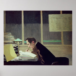 Felix Feneon "an der La-Revue Blanche", 1896 Poster