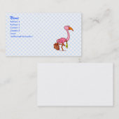 Felix Flamingo Visitenkarte (Vorne/Hinten)