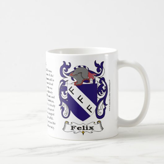 Felix, Geschichte, Bedeutung und das Wappen Kaffeetasse (Rechts)