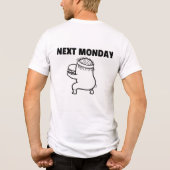 Felix Gym Motivation Tri-Blend Shirt (Rückseite)