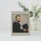 Felix Jasinski Holding Hat von Vallotton Postkarte (Stehend Vorderseite)