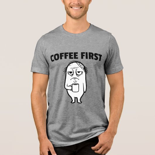 Felix Kaffee Tri-Blend Shirt (Vorderseite)