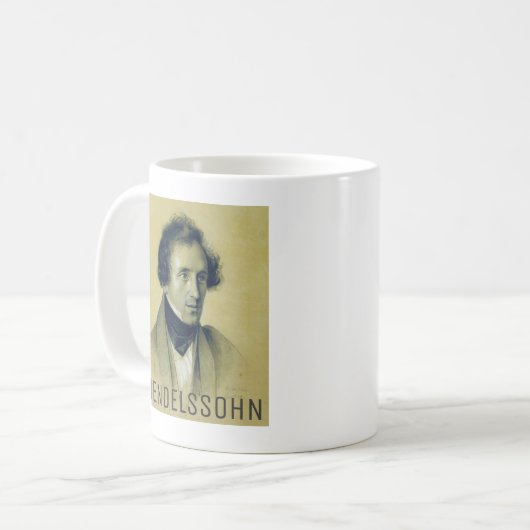 Felix Mendelssohn (1834) Kaffeetasse (Vorderseite Links)
