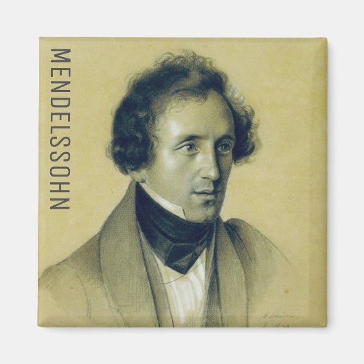 Felix Mendelssohn (1834) Magnet (Vorne)