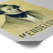 Felix Mendelssohn (1834) Poster (Ecke)