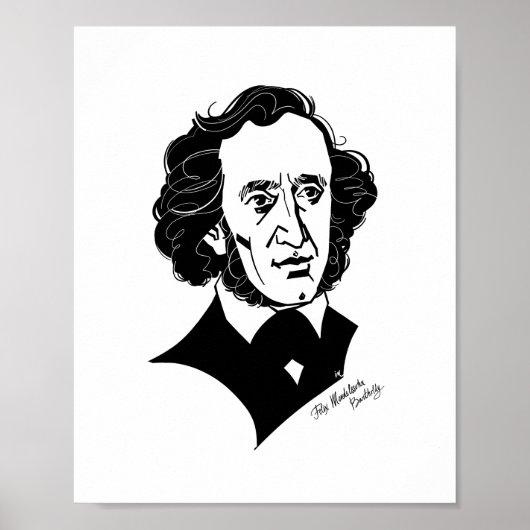 Felix Mendelssohn Bartholdy Poster (Vorne)