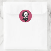 Felix Mendelssohn Bartholdy Runder Aufkleber (Tasche)