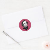 Felix Mendelssohn Bartholdy Runder Aufkleber (Umschlag)