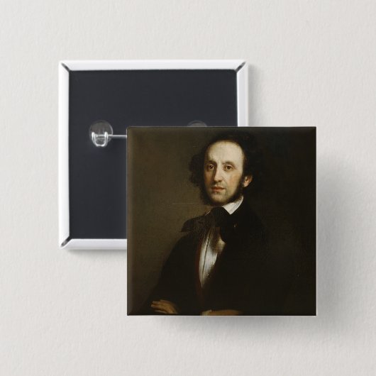 Felix Mendelssohn Button (Vorne & Hinten)