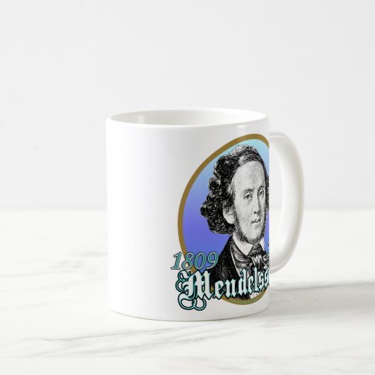 Felix Mendelssohn Kaffeetasse (VorderseiteRechts)