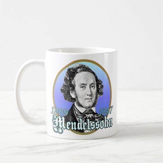 Felix Mendelssohn Kaffeetasse (Links)