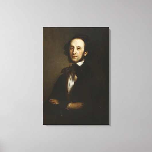 Felix Mendelssohn Leinwanddruck (Vorderseite)