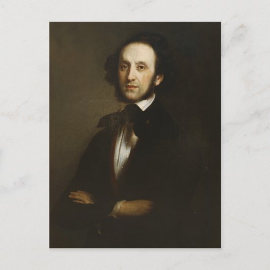Felix Mendelssohn Postkarte (Vorderseite)