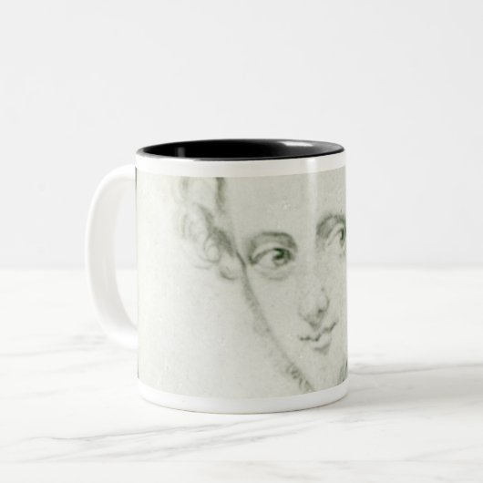 Felix Mendelssohn Zweifarbige Tasse (Vorderseite Links)