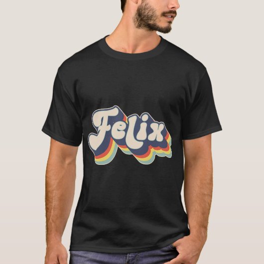Felix Name Personalisiert Nachname Vorname Felix T T-Shirt (Vorderseite)