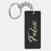 Felix Name whitegold Schlüsselanhänger Anhänger (Vorderseite links)