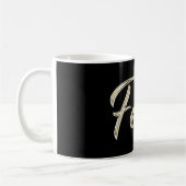 Felix Name whitegold Tasse Teetasse Kaffeetasse (Links)