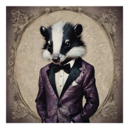 Felix the Skunk Poster