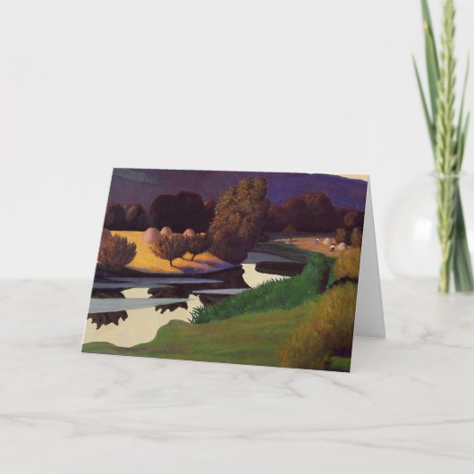 Felix Vallotton - Abend auf der Loire Karte (Vorderseite)