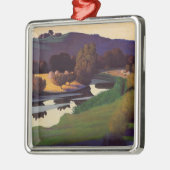 Felix Vallotton - Abend auf der Loire Ornament Aus Metall (Links)