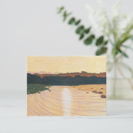 Felix Vallotton - Abend Postkarte (Stehend Vorderseite)