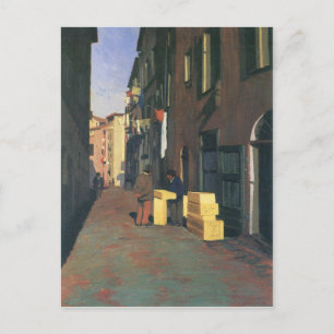 Felix Vallotton - Alte Straße in Nizza Postkarte