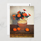 Felix Vallotton art, Marigolds und Mandarinen Postkarte (Vorne/Hinten)