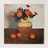 Felix Vallotton art, Marigolds und Mandarinen Puzzle (Vertikal)