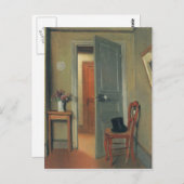 Felix Vallotton - der Besuch Postkarte (Vorne/Hinten)