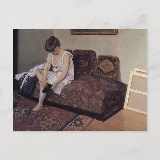 Felix Vallotton - Der Schwarze Strumpf Postkarte (Vorderseite)