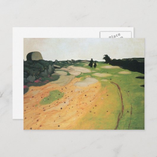 Felix Vallotton - Landschaft in Breton Postkarte (Vorne/Hinten)
