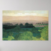 Felix Vallotton Landschaft in Romanel Poster (Vorne)
