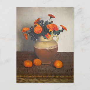 Felix Vallotton - Marigolds und Mandarinen Postkarte