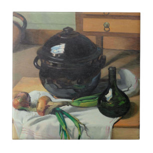 Felix Vallotton, Ognons et Soupere, Fliese
