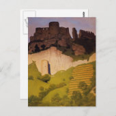 Felix Vallotton - Schloss Gaillard in Andelys Postkarte (Vorne/Hinten)