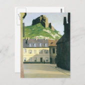 Felix Vallotton - Stadtplatz in Andlys Postkarte (Vorne/Hinten)