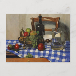 Felix Vallotton - Stillleben mit blauem Tablecloth Postkarte