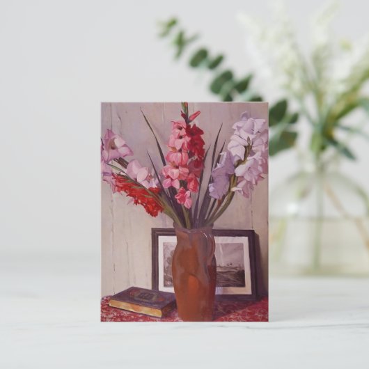 Felix Vallotton - Stillleben mit Gladioli Postkarte (Stehend Vorderseite)