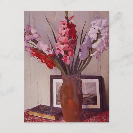Felix Vallotton - Stillleben mit Gladioli Postkarte (Vorderseite)