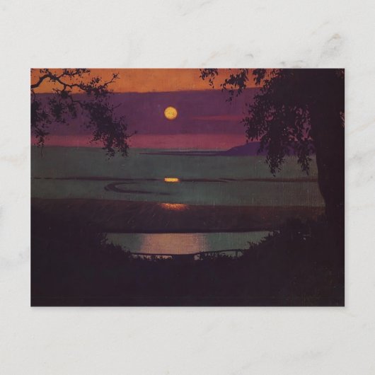 Felix Vallotton - Sunset Postkarte (Vorderseite)