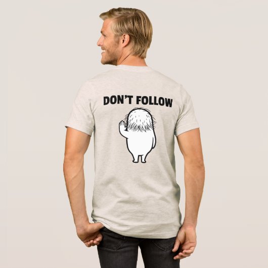 Felix VERGEBEN Tri-Blend Shirt (Rückseite voll)