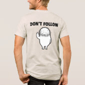 Felix VERGEBEN Tri-Blend Shirt (Rückseite)
