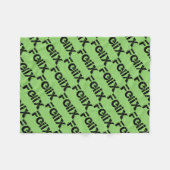 Felix vom Waisenschwarzen, Blockschrift, Fleecedecke (Vorderseite (Horizontal))