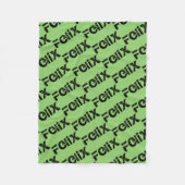 Felix vom Waisenschwarzen, Blockschrift, Fleecedecke (Vorderseite)