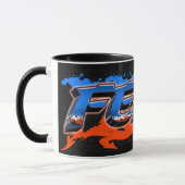 Felix Vorname Name Graffiti blue orange Tasse (Links)