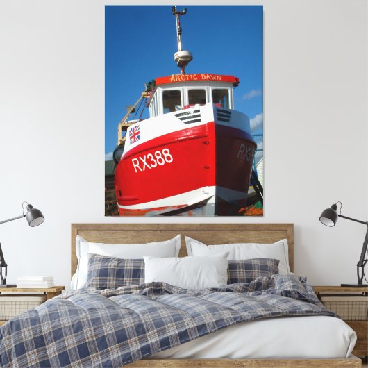Felixstowe-Boot Leinwanddruck (Insitu (Schlafzimmer))