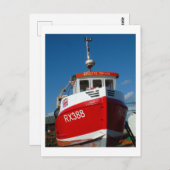 Felixstowe-Boot Postkarte (Vorne/Hinten)
